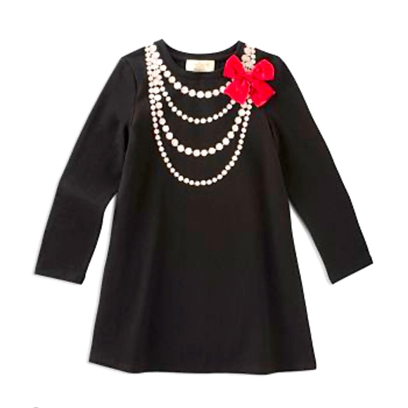 kate spade Other - Kate Spade Black Pearl Girls Dress